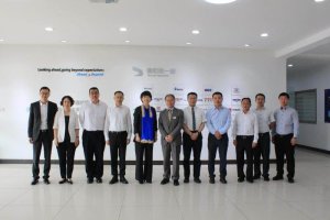 成都市政府領導拜訪荏原電產(青島)科技有限公司